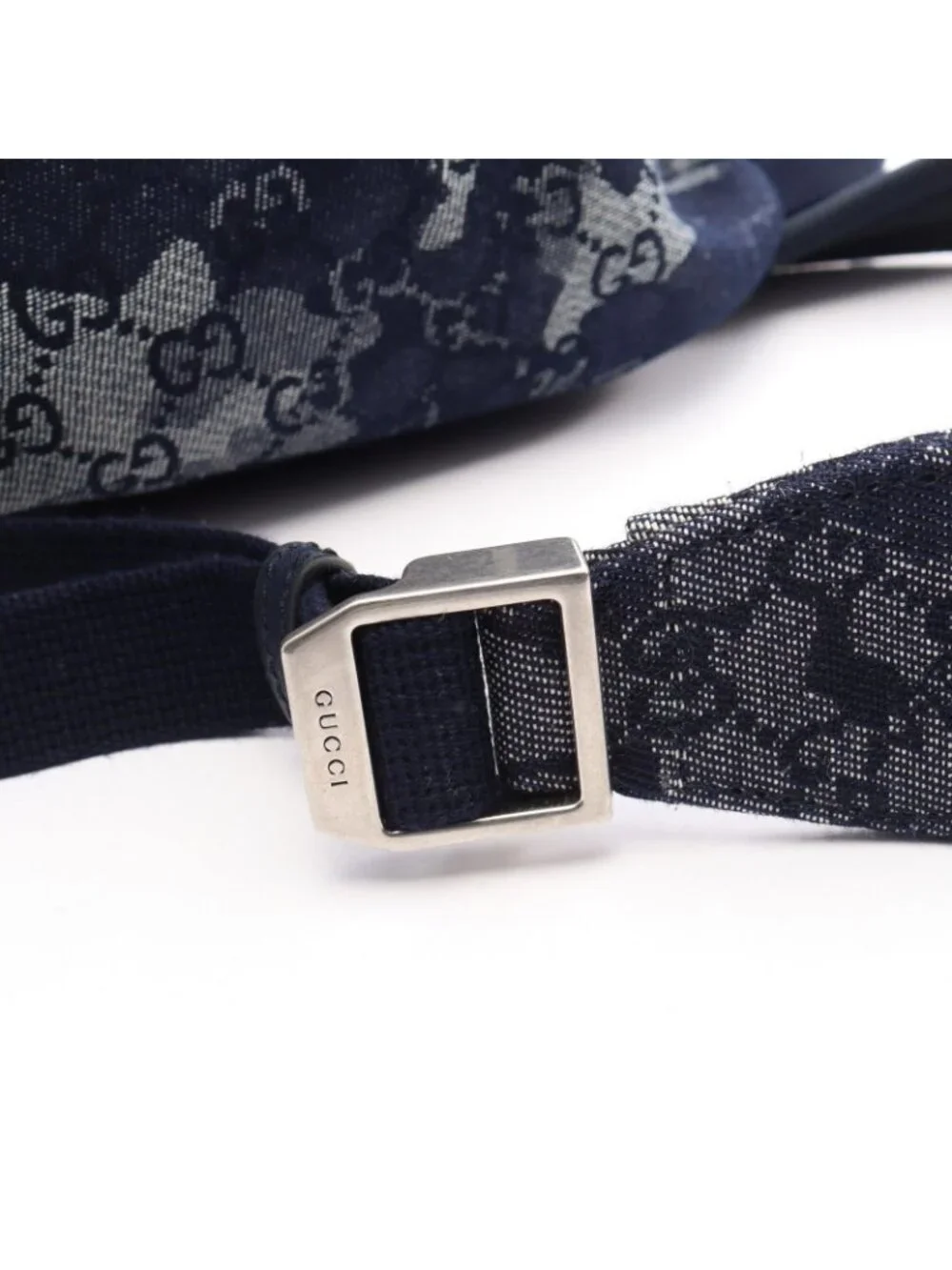 Gucci Backpack GG Denim Indigo Blue